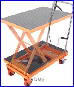 Heavy Duty Hydraulic Lift Table Cart 28.5 Lifting Height, 4 Wheels Included Heavy Duty Hydraulic Lift Table Cart 28.5 Lifting Height, 4 Wheels Included