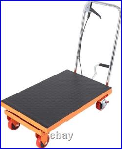 Heavy Duty Hydraulic Lift Table Cart 28.5 Lifting Height, 4 Wheels Included Heavy Duty Hydraulic Lift Table Cart 28.5 Lifting Height, 4 Wheels Included