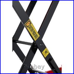 Heavy-Duty Hydraulic Lift Table Cart Single Scissor Lift Table with 500lbs Load