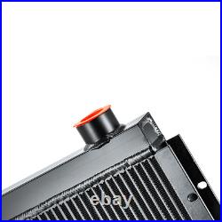Heavy Duty Hydraulic Oil Cooler Fits Industrial Hydraulic Cooling System Black
