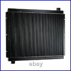 Heavy Duty Hydraulic Oil Cooler Fits Industrial Hydraulic Cooling System Black Heavy Duty Hydraulic Oil Cooler Fits Industrial Hydraulic Cooling System Black