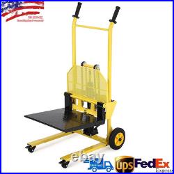 Heavy-Duty Hydraulic Pallet Jack 440lbs Lift Winch Stacker Forklift Dolly Cart Heavy-Duty Hydraulic Pallet Jack 440lbs Lift Winch Stacker Forklift Dolly Cart