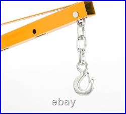 Heavy-Duty Hydraulic Pickup Truck Crane 1000 LBS Capacity, 360° Swivel