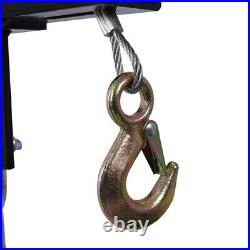 Heavy-Duty Hydraulic Pickup Truck Crane Hoist Crane 1000lbs 360°Pivot Hoist Lift