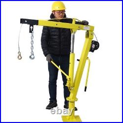 Heavy-Duty Hydraulic Pickup Truck Crane Hoist Crane 1000lbs 360°Pivot Hoist Lift