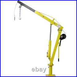Heavy-Duty Hydraulic Pickup Truck Crane Hoist Crane 1000lbs 360°Pivot Hoist Lift