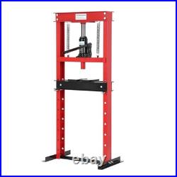 Heavy Duty Hydraulic Press H Frame Adjustable Table 12 Ton Press Plates