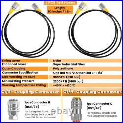 Heavy-Duty Hydraulic Pressure Gauge Kit for Excavator and Construction Machinery