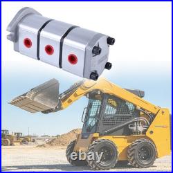 Heavy Duty Hydraulic Pump Fit For AGT Triple Pgp510888g3lp Skid Steer USA