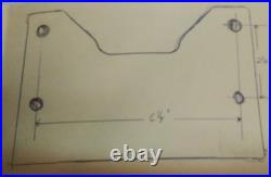 Heavy Duty Hydraulic Pump / Motor Mounting Bracket 253202-2 (INV# 636)