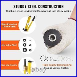Heavy-Duty Hydraulic Punch Set for Aluminum, Brass & Stainless Steel Projects