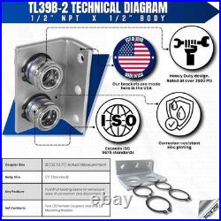 Heavy-Duty Hydraulic Quick Connect=