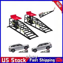 Heavy Duty Hydraulic Ramps 5 Ton 11000 Lbs Car Truck Lifting Service Ramps Heavy Duty Hydraulic Ramps 5 Ton 11000 Lbs Car Truck Lifting Service Ramps