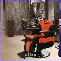 Heavy Duty Hydraulic Recline Barber Chair, Adjustable Salon Tattoo Beauty Chair
