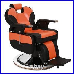 Heavy Duty Hydraulic Recline Barber Chair, Adjustable Salon Tattoo Beauty Chair