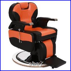 Heavy Duty Hydraulic Recline Barber Chair, Adjustable Salon Tattoo Beauty Chair