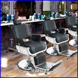 Heavy Duty Hydraulic Recline Barber Chair All Purpose Haircut Salon Beauty Salon