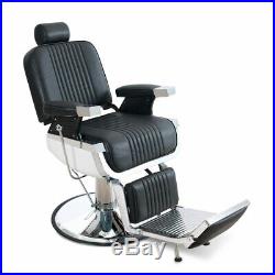 Heavy Duty Hydraulic Recline Barber Chair All Purpose Haircut Salon Beauty Salon