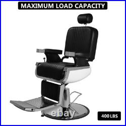 Heavy Duty Hydraulic Recline Barber Chair All Purpose Salon Spa Beauty Black Heavy Duty Hydraulic Recline Barber Chair All Purpose Salon Spa Beauty Black