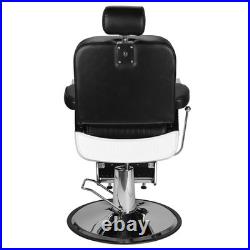 Heavy Duty Hydraulic Recline Barber Chair All Purpose Salon Spa Beauty Black Heavy Duty Hydraulic Recline Barber Chair All Purpose Salon Spa Beauty Black