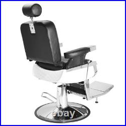 Heavy Duty Hydraulic Recline Barber Chair All Purpose Salon Spa Beauty Black Heavy Duty Hydraulic Recline Barber Chair All Purpose Salon Spa Beauty Black