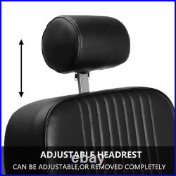 Heavy Duty Hydraulic Recline Barber Chair All Purpose Salon Spa Beauty Black