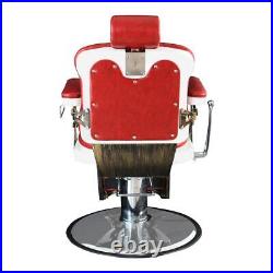 Heavy Duty Hydraulic Recline Barber Chair Hair Stylist Chair Salon Spa Equipment