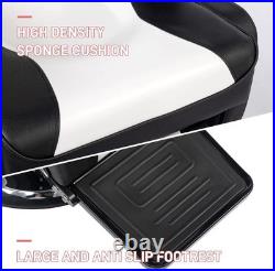 Heavy Duty Hydraulic Recline Barber Chair Height Adjustable Beauty Salon Chair