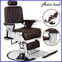 Heavy Duty Hydraulic Recline Barber Chair Salon Beauty All Purpose Equipment