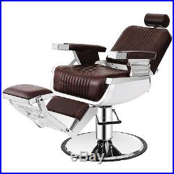 Heavy Duty Hydraulic Recline Barber Chair Salon Beauty All Purpose Equipment