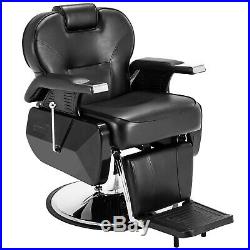 Heavy Duty Hydraulic Recline Barber Chair Salon Beauty Shampoo Styling Equipment