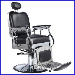 Heavy Duty Hydraulic Recline Barber Chair Salon Beauty Spa Shampoo Hair Styling