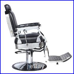 Heavy Duty Hydraulic Recline Barber Chair Salon Beauty Spa Shampoo Hair Styling