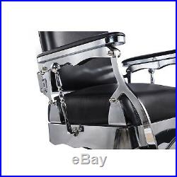 Heavy Duty Hydraulic Recline Barber Chair Salon Beauty Spa Shampoo Hair Styling