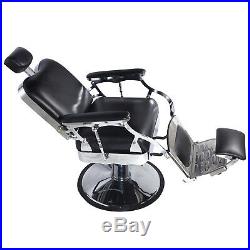 Heavy Duty Hydraulic Recline Barber Chair Salon Beauty Spa Shampoo Hair Styling