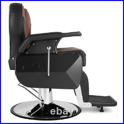 Heavy Duty Hydraulic Recline Barber Chair Salon Beauty Tattoo Spa Chair-330lbs
