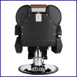 Heavy Duty Hydraulic Recline Barber Chair Salon Beauty Tattoo Spa Chair-330lbs
