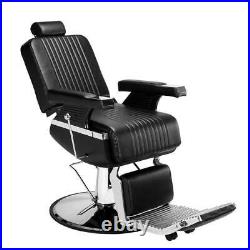 Heavy Duty Hydraulic Recline Barber Chair Salon Chair for Hair Stylist Salon