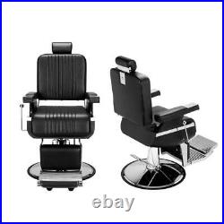 Heavy Duty Hydraulic Recline Barber Chair Salon Chair for Hair Stylist Salon