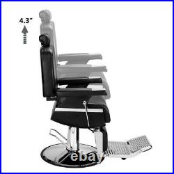 Heavy Duty Hydraulic Recline Barber Chair Salon Chair for Hair Stylist Salon