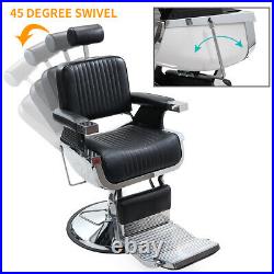 Heavy Duty Hydraulic Recline Barber Chair Salon Spa Beauty Equipment All Purpose