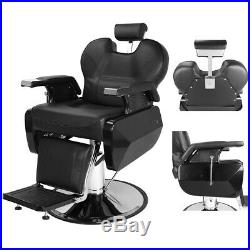Heavy Duty Hydraulic Recline Barber Chair Salon Tattoo Beauty Chair Hair Cutting