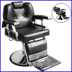 Heavy Duty Hydraulic Recline Barber Chair Shampoo Salon Beauty Spa Hair Styling