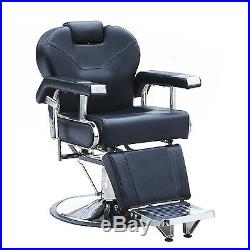 Heavy Duty Hydraulic Recline Barber Chair Shampoo Salon Beauty Spa Hair Styling