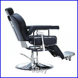 Heavy Duty Hydraulic Recline Barber Chair Shampoo Salon Beauty Spa Hair Styling
