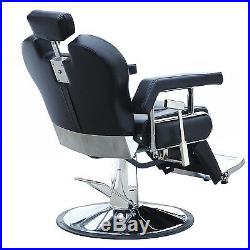 Heavy Duty Hydraulic Recline Barber Chair Shampoo Salon Beauty Spa Hair Styling