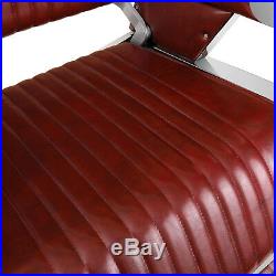 Heavy Duty Hydraulic Recline Red Barber Chair Salon Beauty All Purpose Equipment