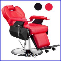 Heavy Duty Hydraulic Recliner Barber Chair Shampoo Salon Beauty Spa Hair Styling