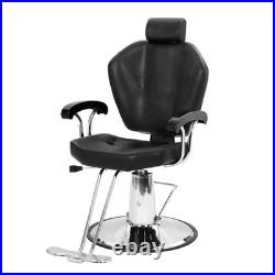 Heavy Duty Hydraulic Reclining Barber Chair 360 Degree Swivel for Hair Cutting