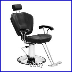 Heavy Duty Hydraulic Reclining Barber Chair 360 Degree Swivel for Hair Cutting